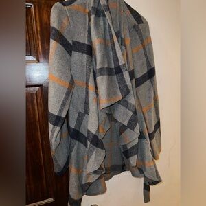 Fashion Nova Gray Cape Jacket